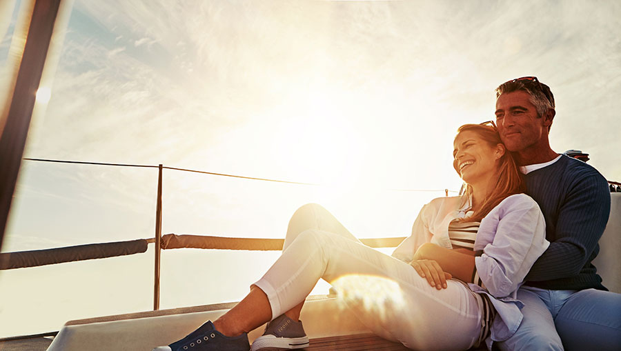 Couple Sailing Holiday in Norway