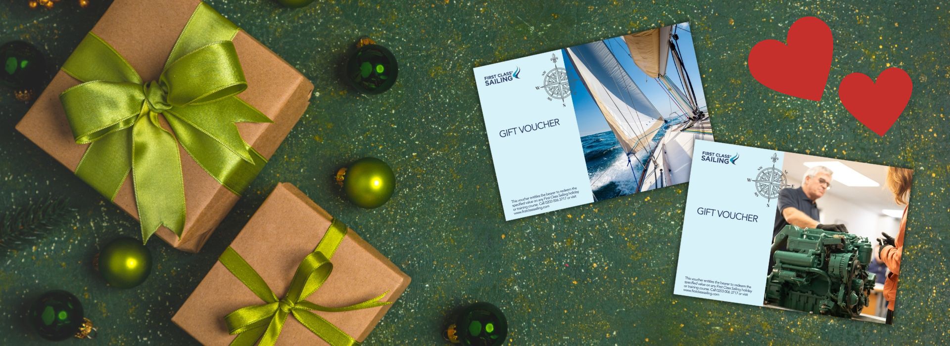 Gift Vouchers for First Class Sailing