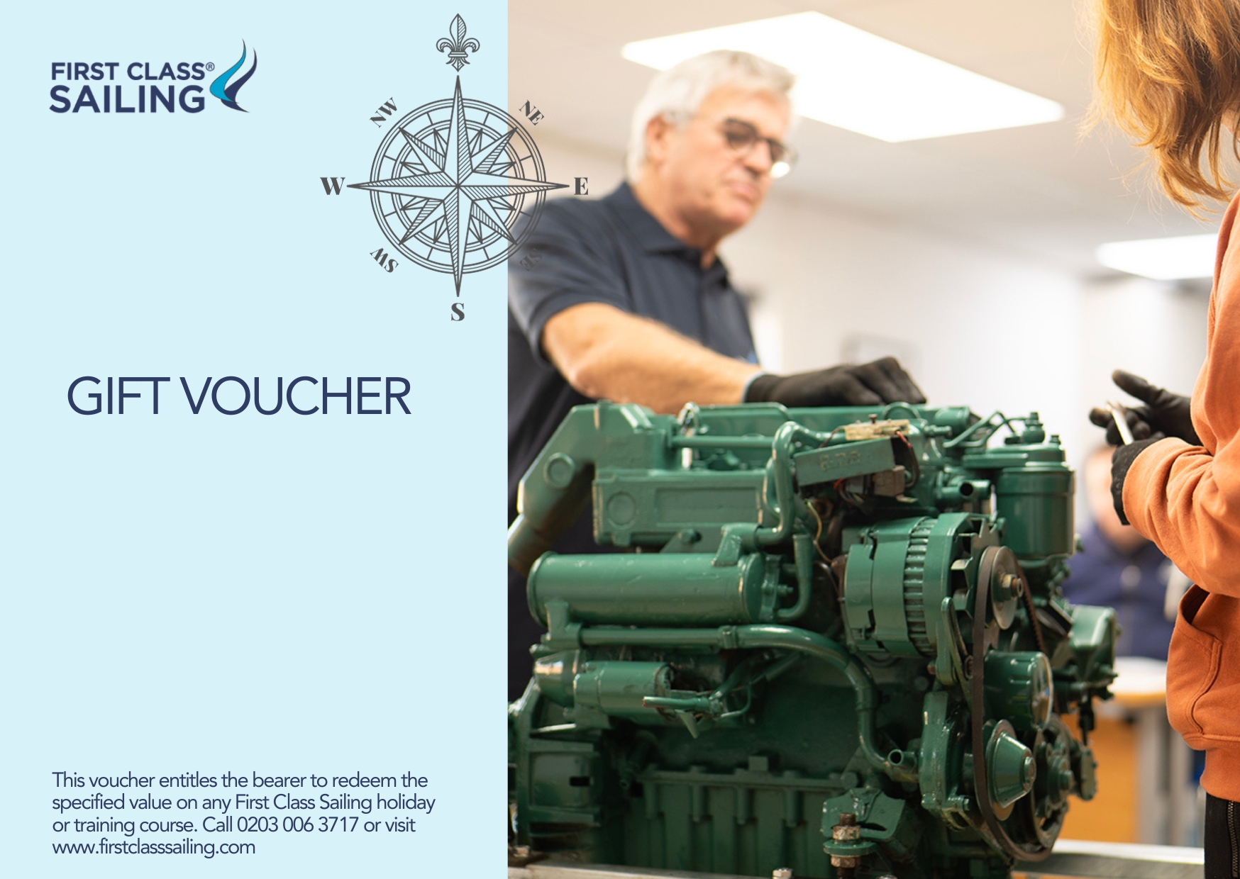 RYA Diesel Engine Course - Southampton, Voucher
